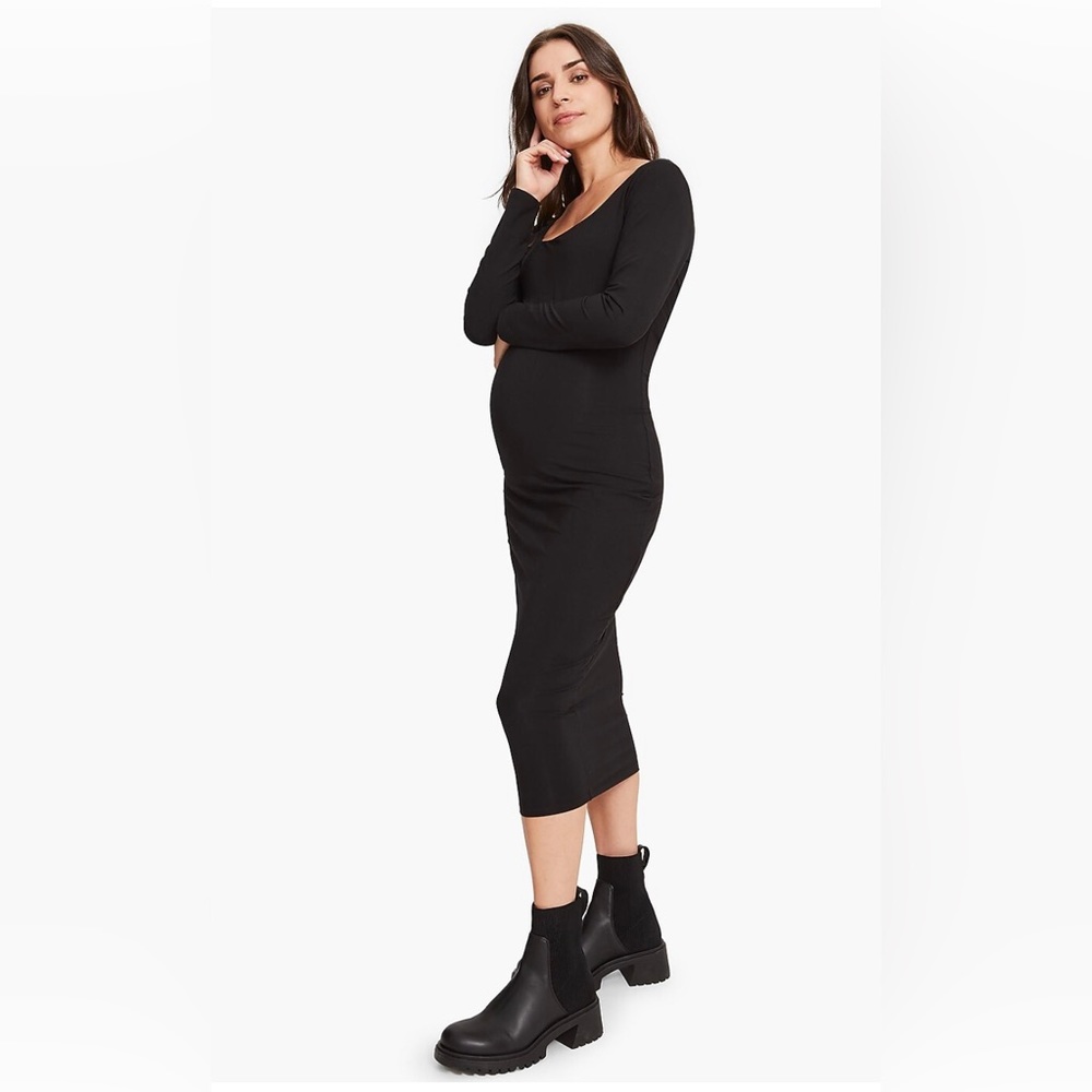 HATCH COLLECTION Long Sleeve Body Dress sz S